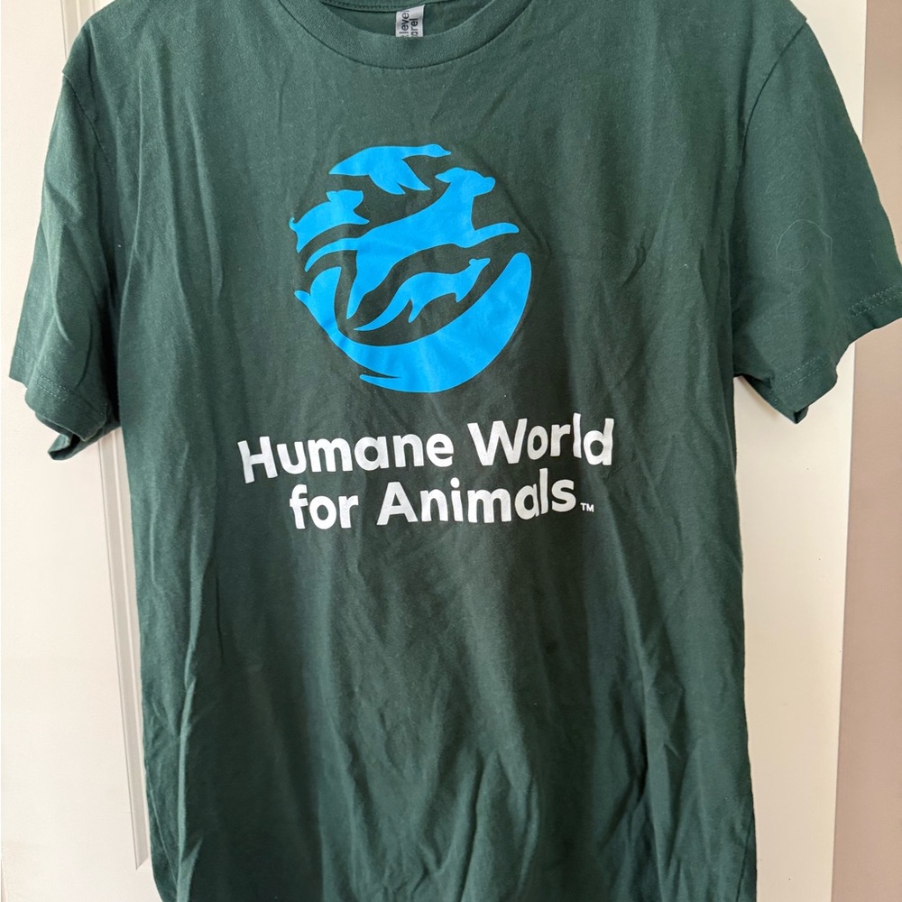 3/$20 humane world for animals Green T-Shirt